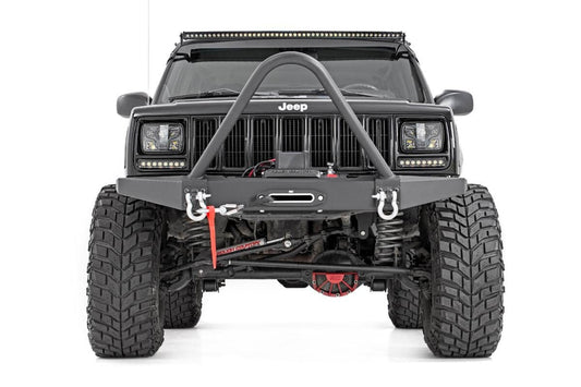 Paragolpes delantero con cabrestante | Jeep Cherokee XJ 2WD/4WD (1984-2001)