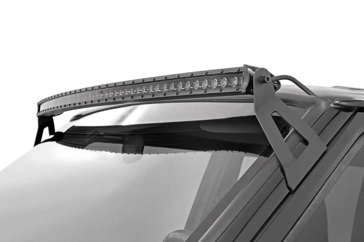 Rough Country 50 Inch Black Series LED Light Bar | Curved | Single Row by Rough Country