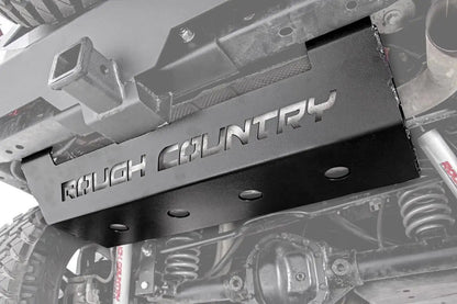 Rough Country Muffler Skid Plate | Jeep Wrangler JK/Wrangler Unlimited (2007-2018) by Rough Country