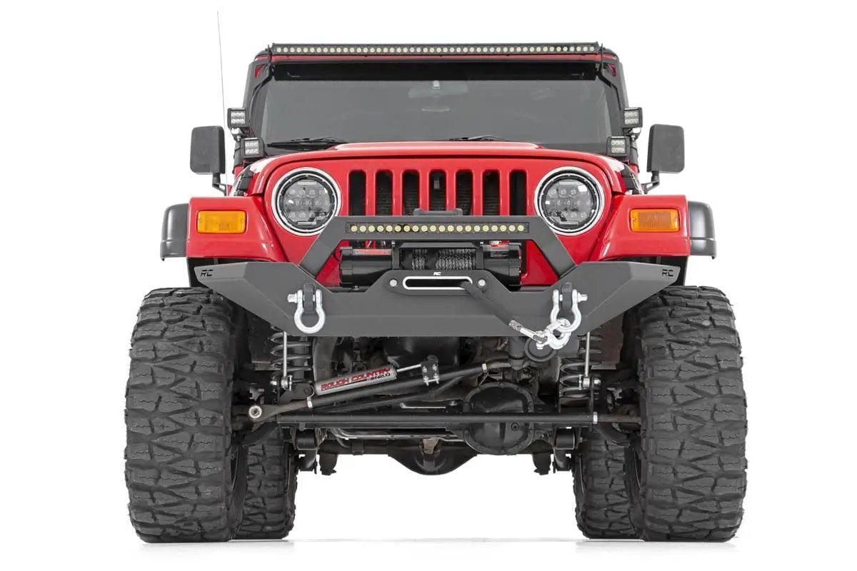 Rough Country Front Bumper | Rock Crawler | Jeep Wrangler TJ (97-06)/Wrangler Unlimited (04-06) by Rough Country