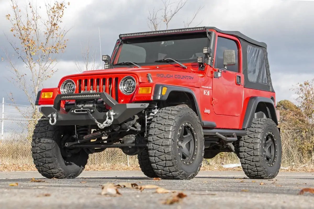 Rough Country Front Bumper | Rock Crawler | Jeep Wrangler TJ (97-06)/Wrangler Unlimited (04-06) by Rough Country