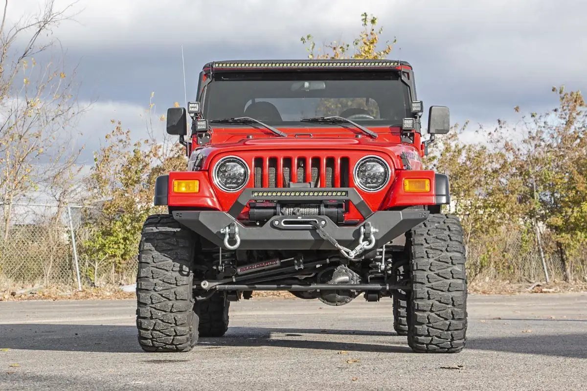 Rough Country Front Bumper | Rock Crawler | Jeep Wrangler TJ (97-06)/Wrangler Unlimited (04-06) by Rough Country