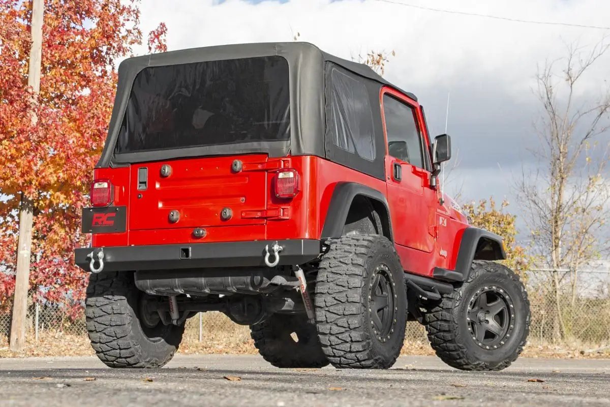 Rough Country Rear Bumper | Full Width | Jeep Wrangler TJ (97-06)/Wrangler Unlimited (04-06) by Rough Country