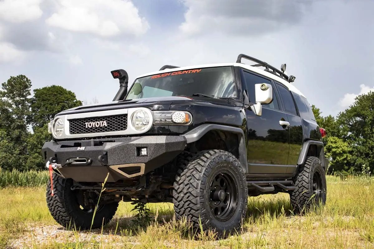 Rough Country 3 Inch Lift Kit | Red Spacers | Toyota 4Runner (03-09)/FJ Cruiser (07-14) by Rough Country