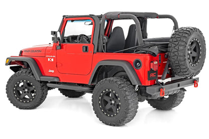 Rough Country Nerf Bar | 3inch tube | Jeep Wrangler TJ (97-06)/Wrangler YJ (87-95) by Rough Country