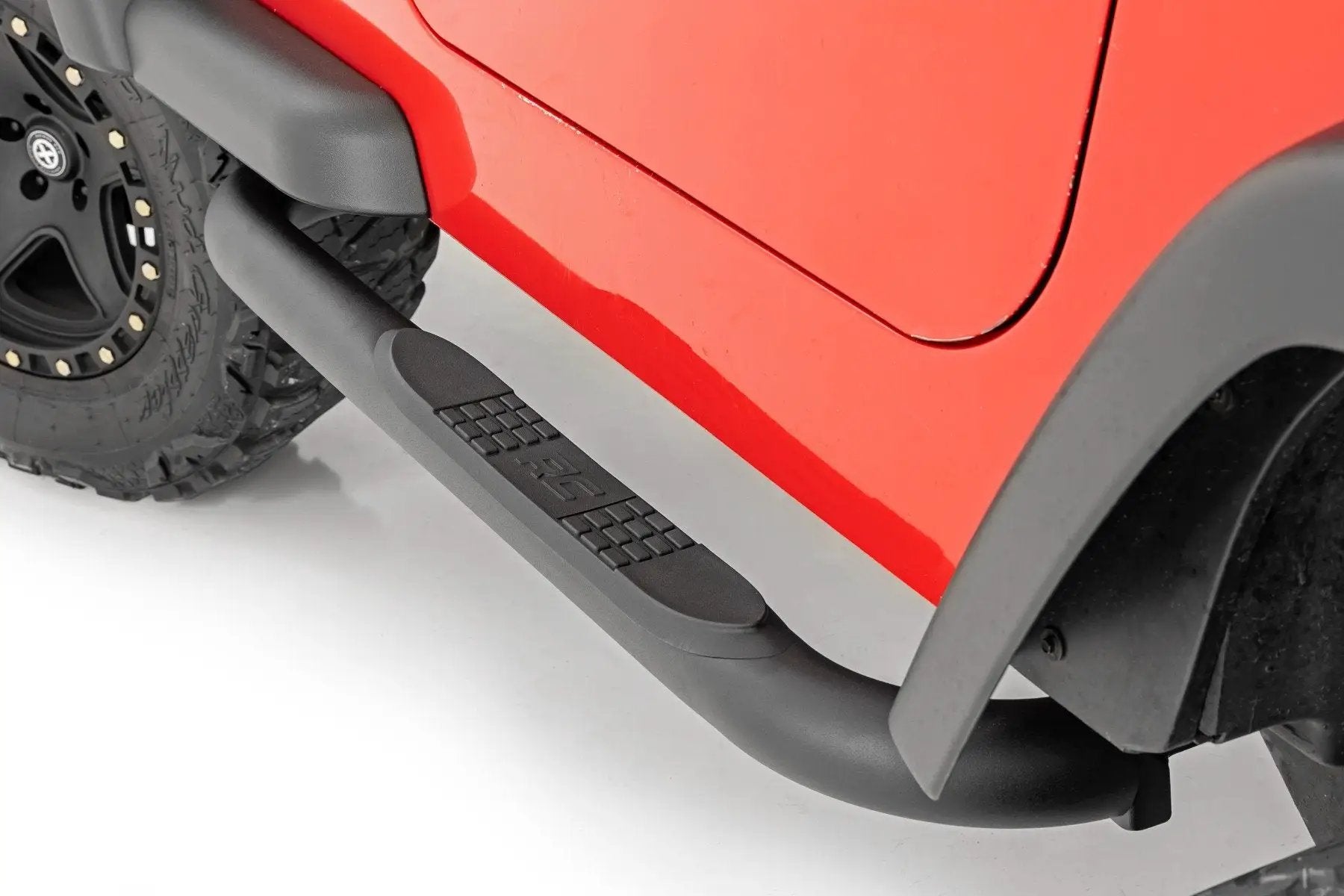Rough Country Nerf Bar | 3inch tube | Jeep Wrangler TJ (97-06)/Wrangler YJ (87-95) by Rough Country