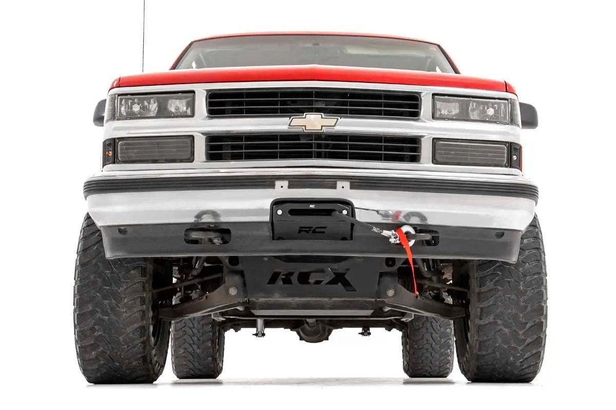 Rough Country Hidden Winch Mounting Plate | Chevy C1500/K1500 Truck & SUV 4WD (1988-1999) by Rough Country