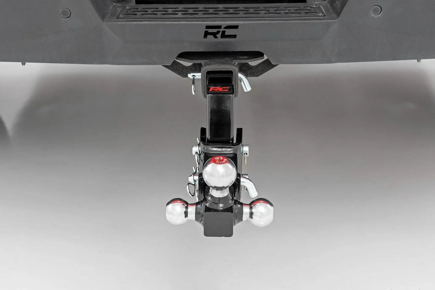 Rough Country Adjustable Trailer Hitch | 6 Inch Drop | Multi-Ball Mount | Fits 2 Inch Receiver by Rough Country