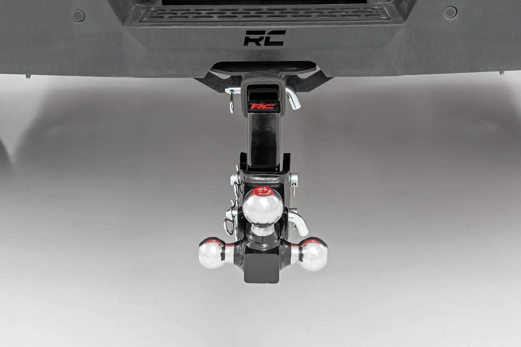 Rough Country Adjustable Trailer Hitch | 6 Inch Drop | Multi-Ball Mount | Fits 2 Inch Receiver by Rough Country