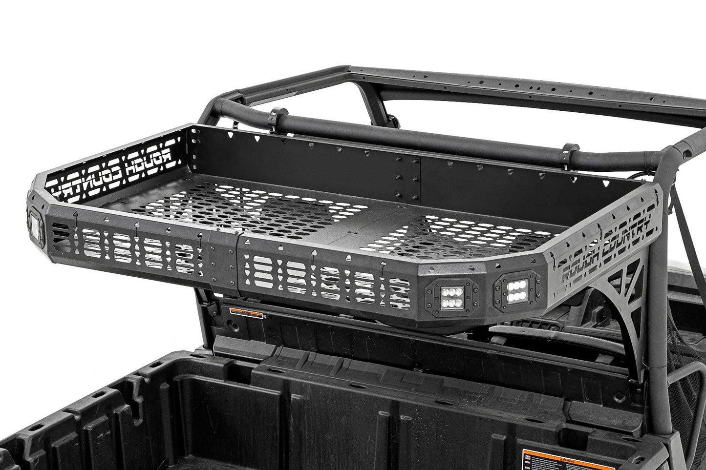 Bandeja de Carga | Pares de LED Duales de 2" Negros | Montaje Empotrado | Polaris Ranger XP 1000