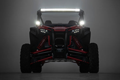 Barra de luces LED de la serie negra de 40 pulgadas | Curva | Doble fila