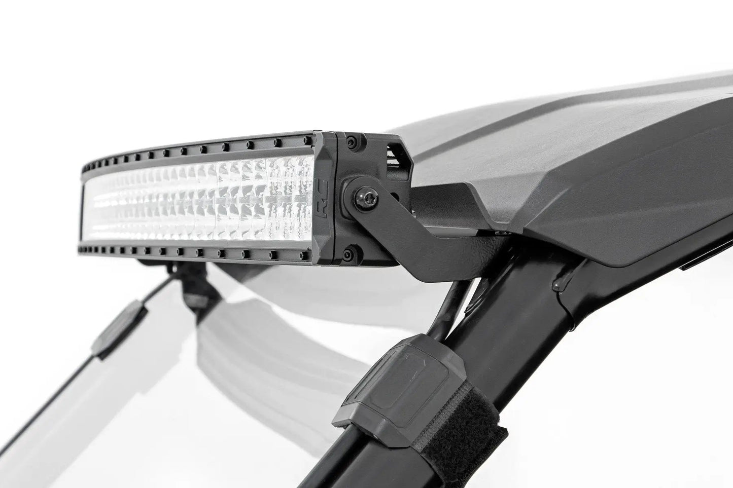 Rough Country LED Light Kit | Front Mount | 40" Black Dual Row | White DRL | Honda Talon 1000 by Rough Country