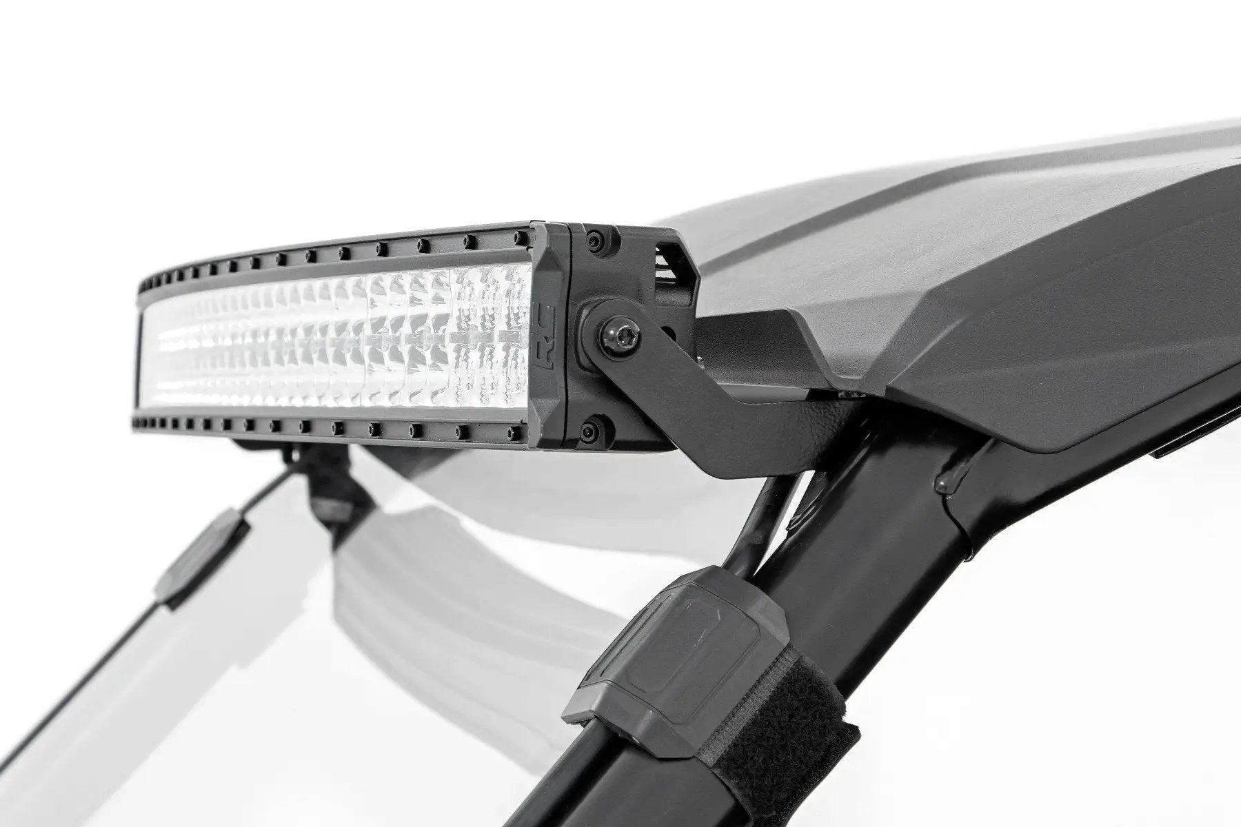Rough Country LED Light Kit | Front Mount | 40" Black Dual Row | White DRL | Honda Talon 1000 by Rough Country