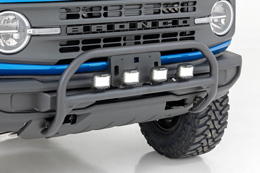 Barra de empuje | LED de fila única cromado de 20 pulgadas | Ford Bronco 4WD (2021-2025)