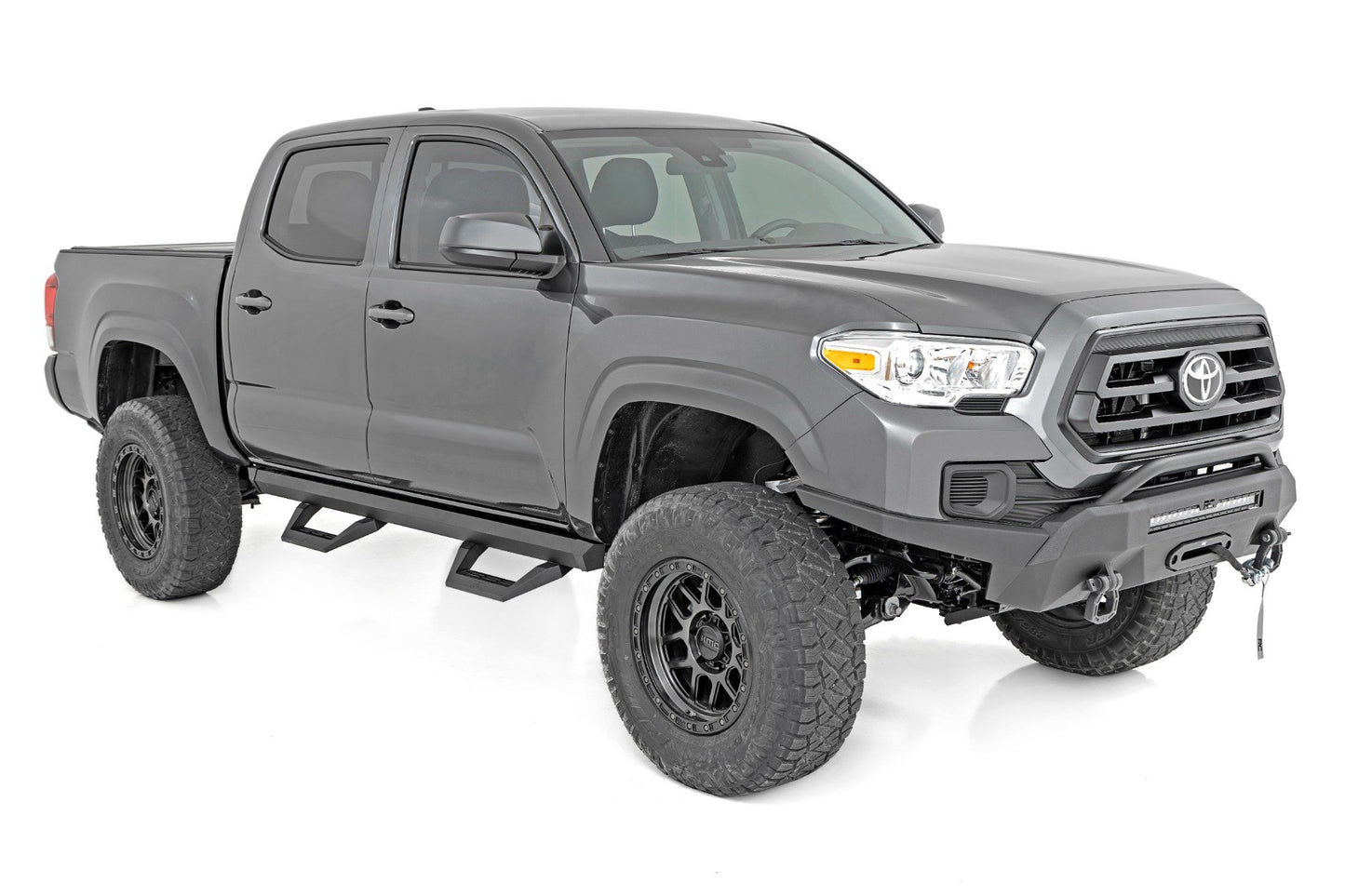 Estribo de aluminio ajustable SRX2 | Doble Cabina | Toyota Tacoma 2WD/4WD (2005-2023)
