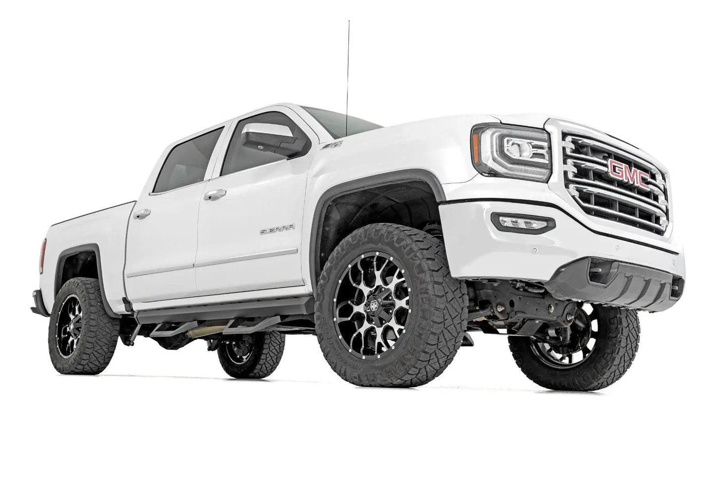 Rough Country SRX2 Adj Aluminum Step | Crew Cab | Chevy/GMC 1500/2500HD/3500HD (07-18 & Classic) by Rough Country