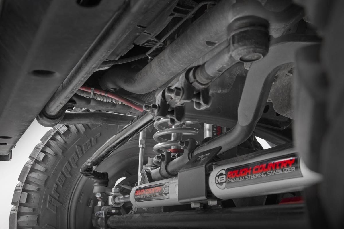 Rough Country High Steer Kit | Track Bar Bracket Combo | Jeep Wrangler JK/Wrangler Unlimited (07-18)