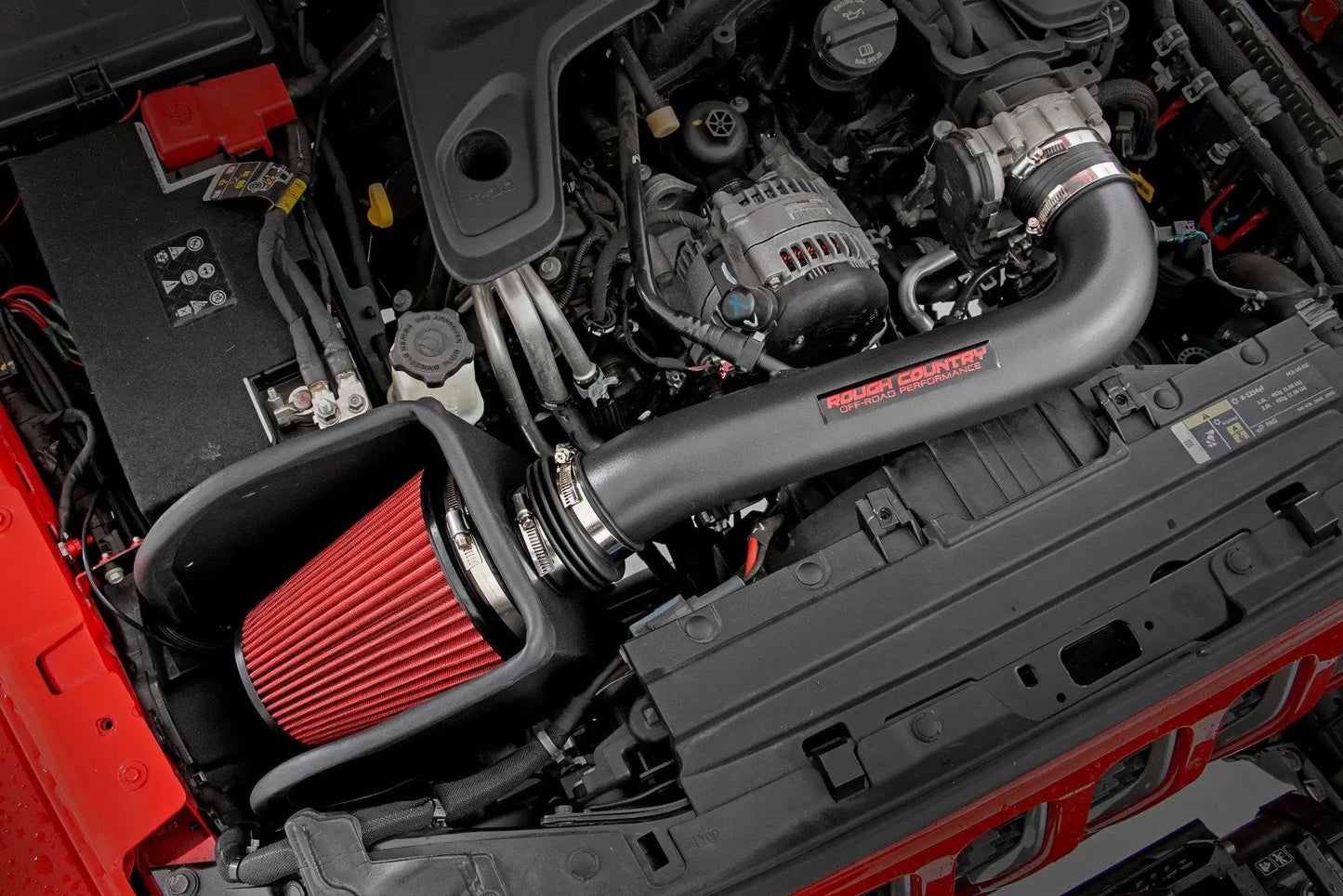 Rough Country 3.6L Cold Air Intake Kit | Jeep Gladiator JT/Wrangler JL 4WD (2018-2026) by Rough Country