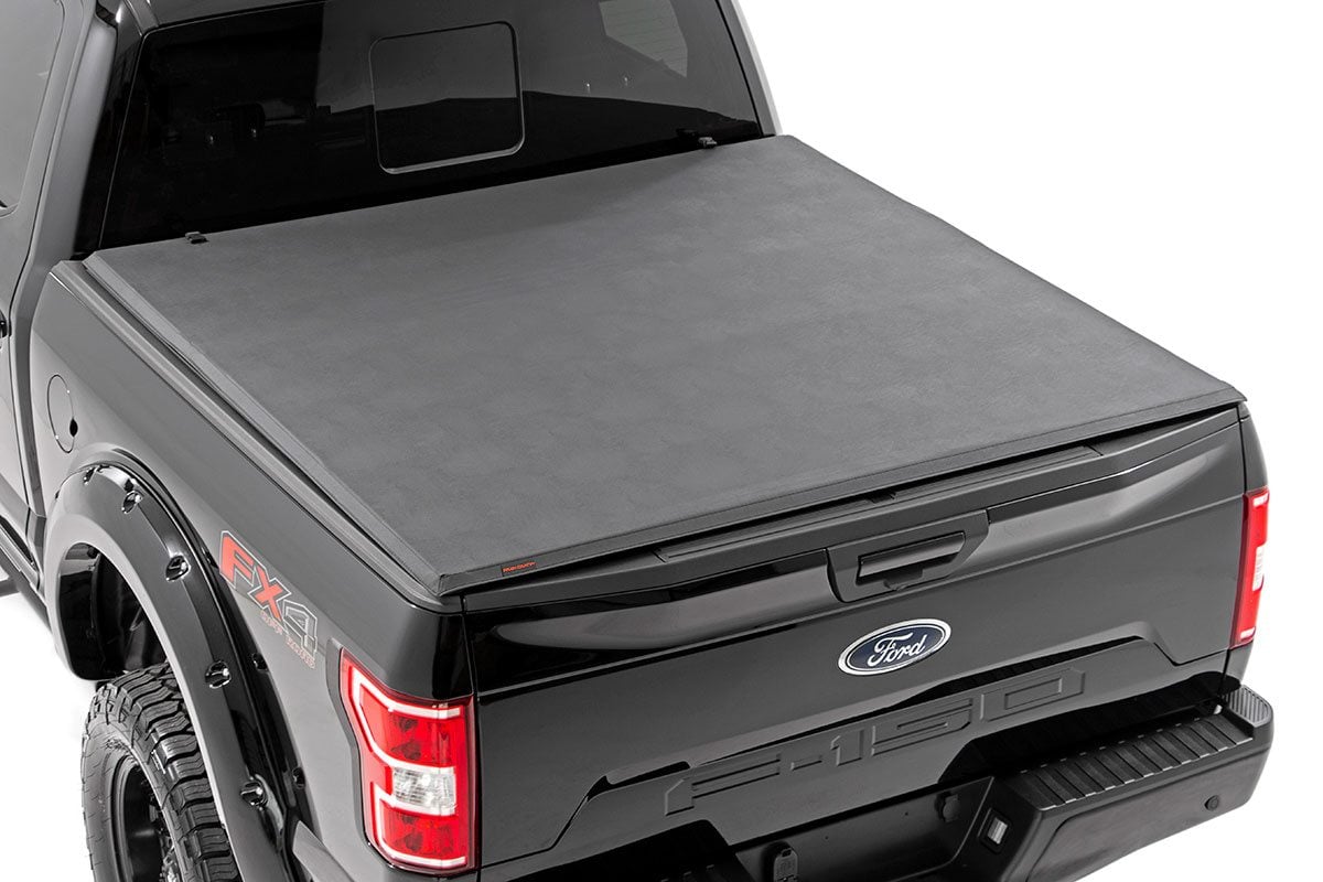 Cubierta de caja blanda de tres pliegues | Caja de 6'7" | Ford F-150 (15-20)/Raptor (17-20)