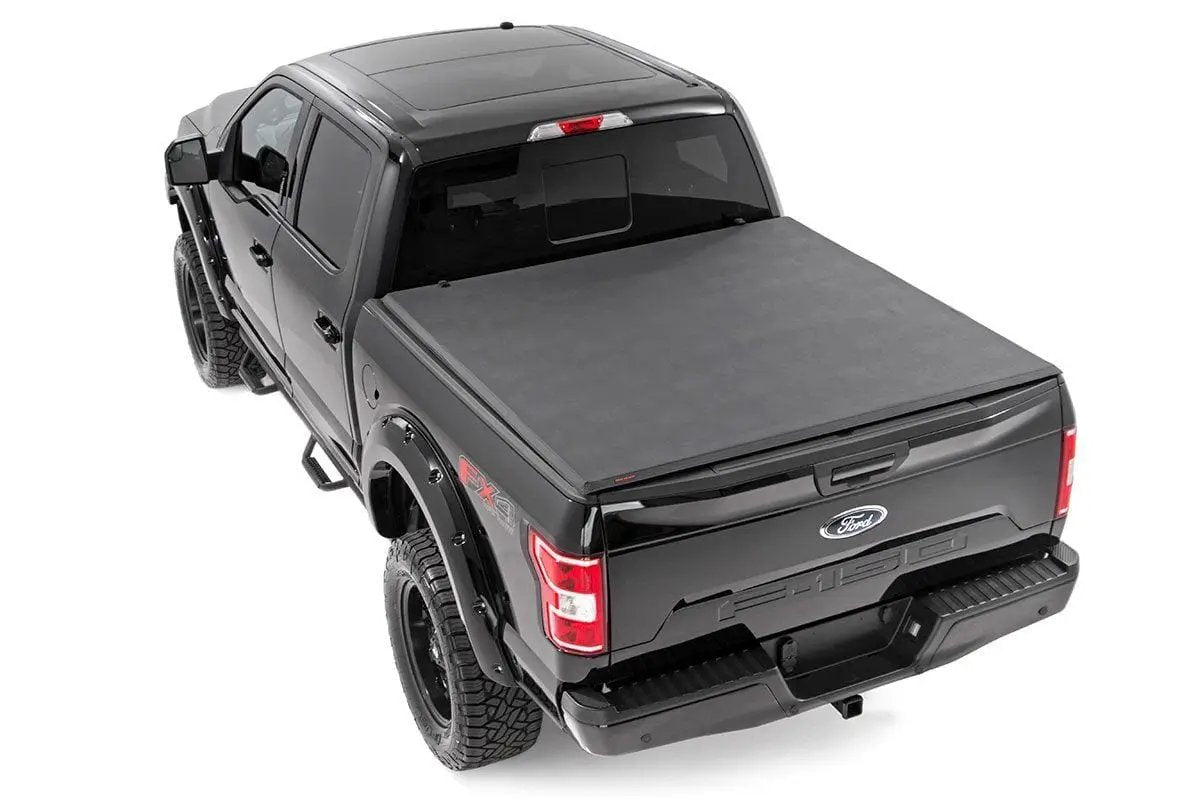 Rough Country Soft Tri-Fold Bed Cover | 5'7" Bed | Ford F-150 2WD/4WD (2001-2003) by Rough Country