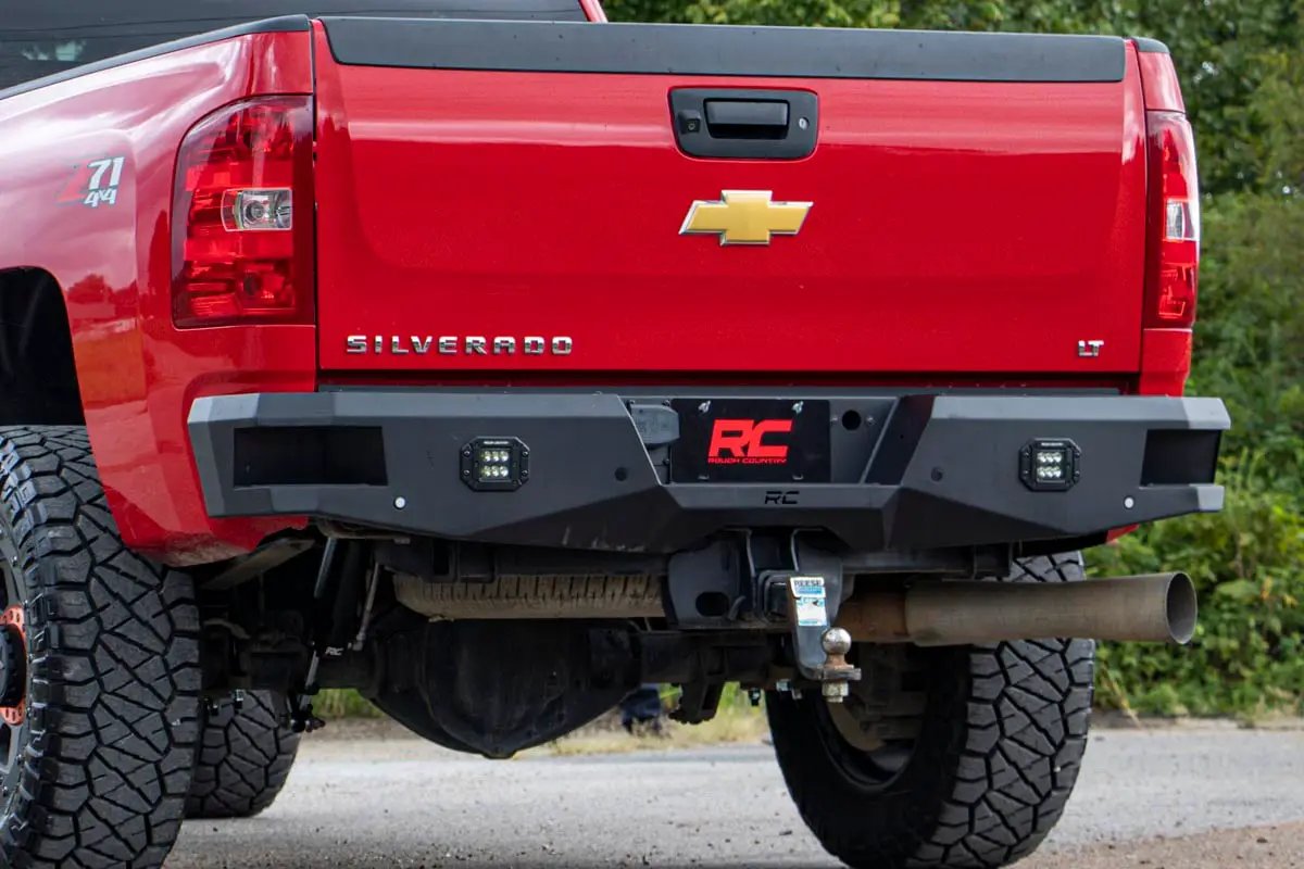 Rough Country Rear Bumper | Chevy Silverado & GMC Sierra 2500HD/3500HD 2WD/4WD (2011-2019) by Rough Country