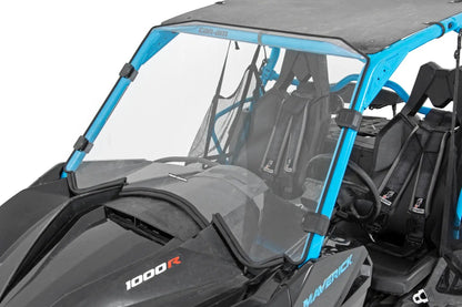 Rough Country Full Windshield | Scratch Resistant | Can-Am Maverick Max 1000R X by Rough Country