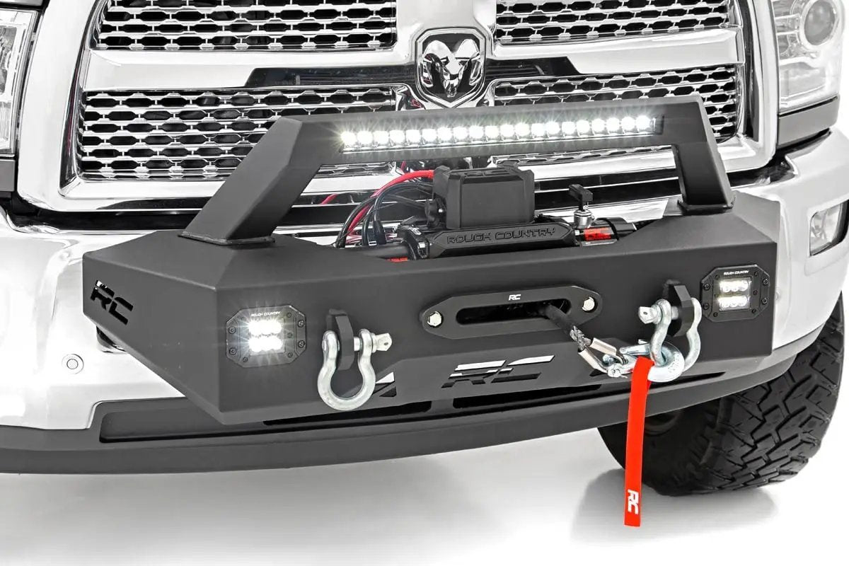 Rough Country EXO Winch Mount Kit | Ram 2500 2WD/4WD (2014-2018) by Rough Country