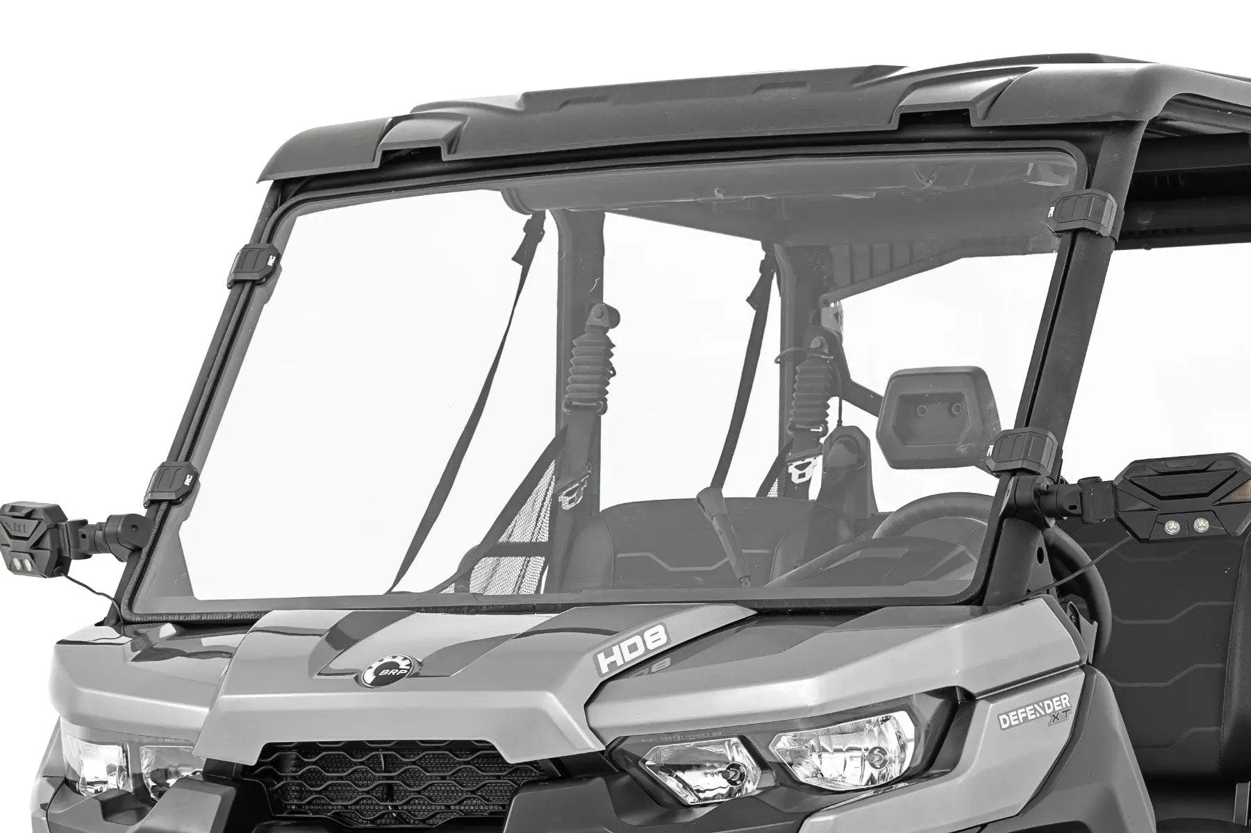Rough Country Full Windshield | Scratch Resistant | Can-Am Defender HD 8/HD 9/HD 10 by Rough Country