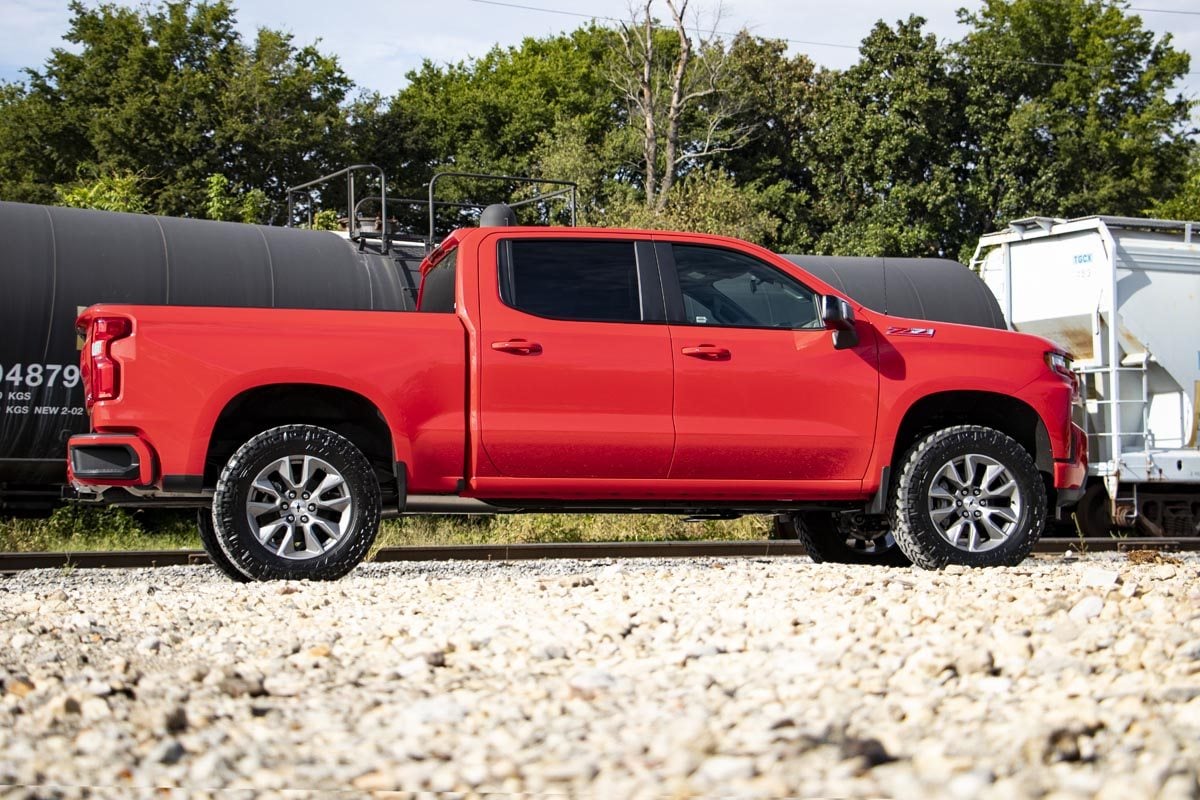 Комплект для лифта на 3,5 дюйма | Задние монорессоры | Chevy Silverado 1500 2WD/4WD (2022-2024)