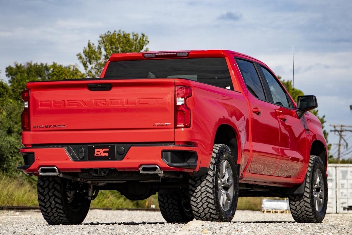 Комплект для лифта на 3,5 дюйма | Задние монорессоры | Chevy Silverado 1500 2WD/4WD (2022-2024)