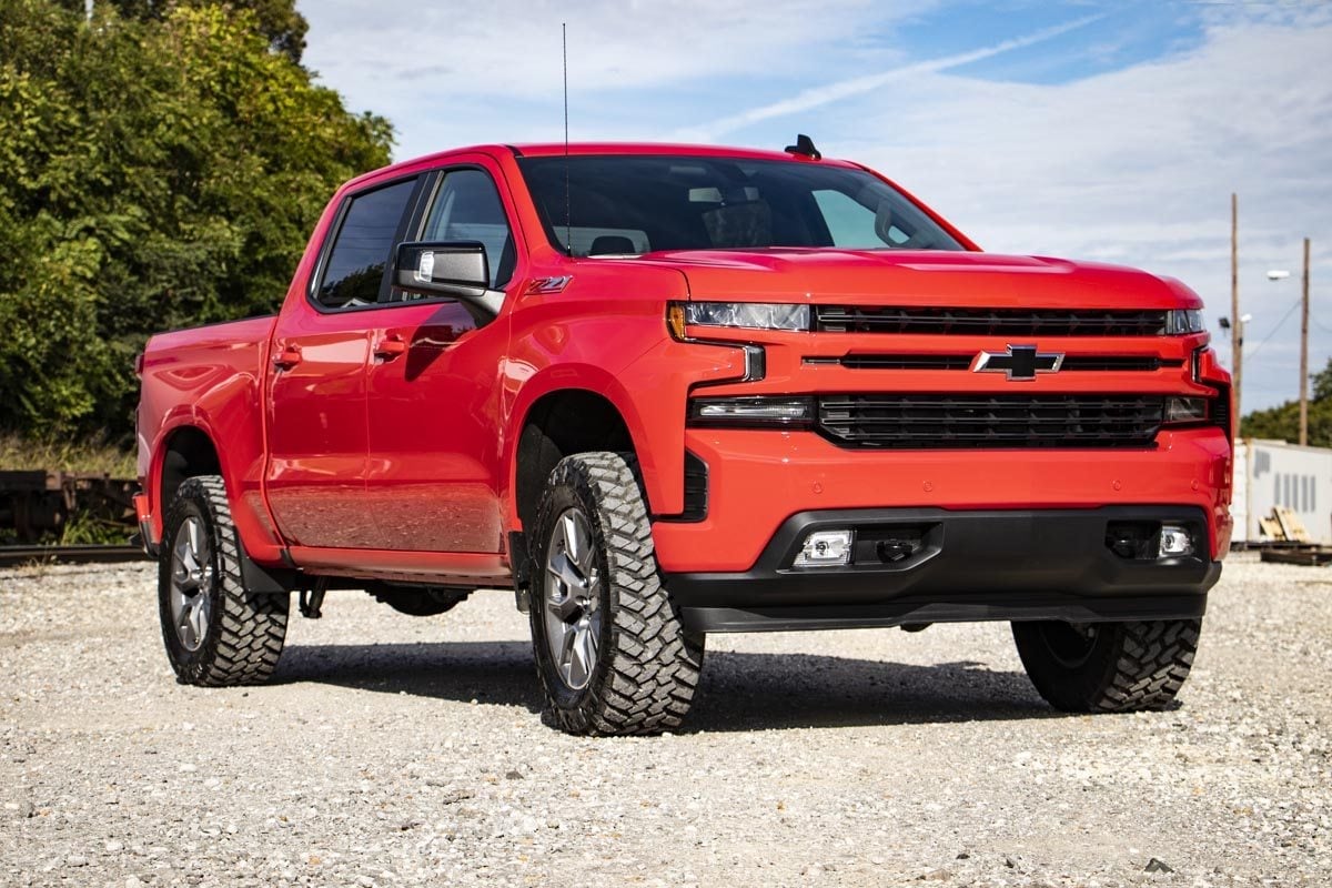 Комплект для лифта на 3,5 дюйма | Задние монорессоры | Chevy Silverado 1500 2WD/4WD (2022-2024)
