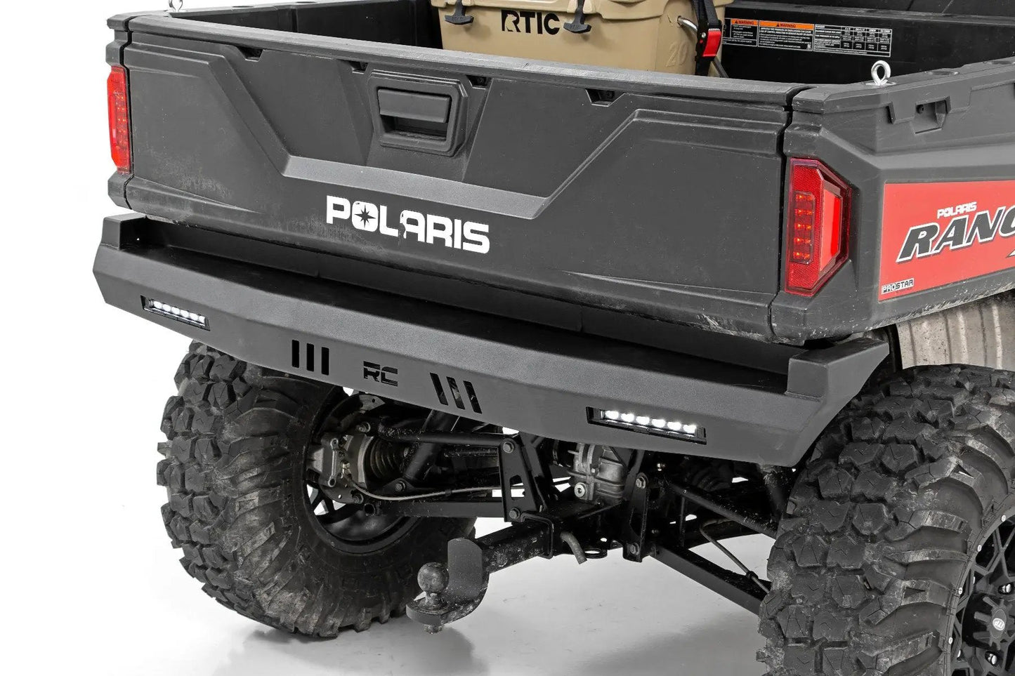 Rough Country Bumper | Rear | 6" Black Slimline LED Pair | Multiple Makes & Models (Can-Am/Polaris) by Rough Country