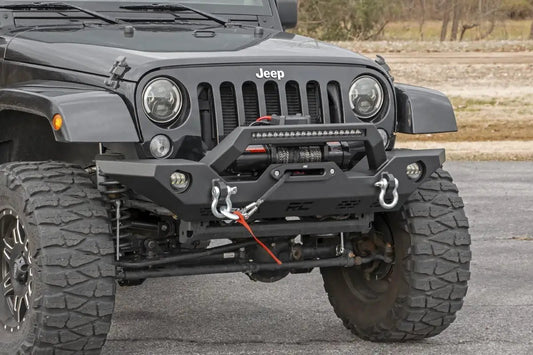 Rough Country Front Bumper | Sport | OE Fog | Jeep Gladiator JT/Wrangler JK & JL/Wrangler Unlimited by Rough Country