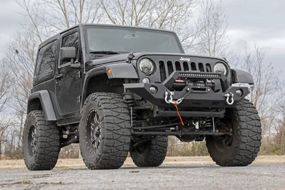 Rough Country Front Bumper | Sport | OE Fog | Jeep Gladiator JT/Wrangler JK & JL/Wrangler Unlimited by Rough Country
