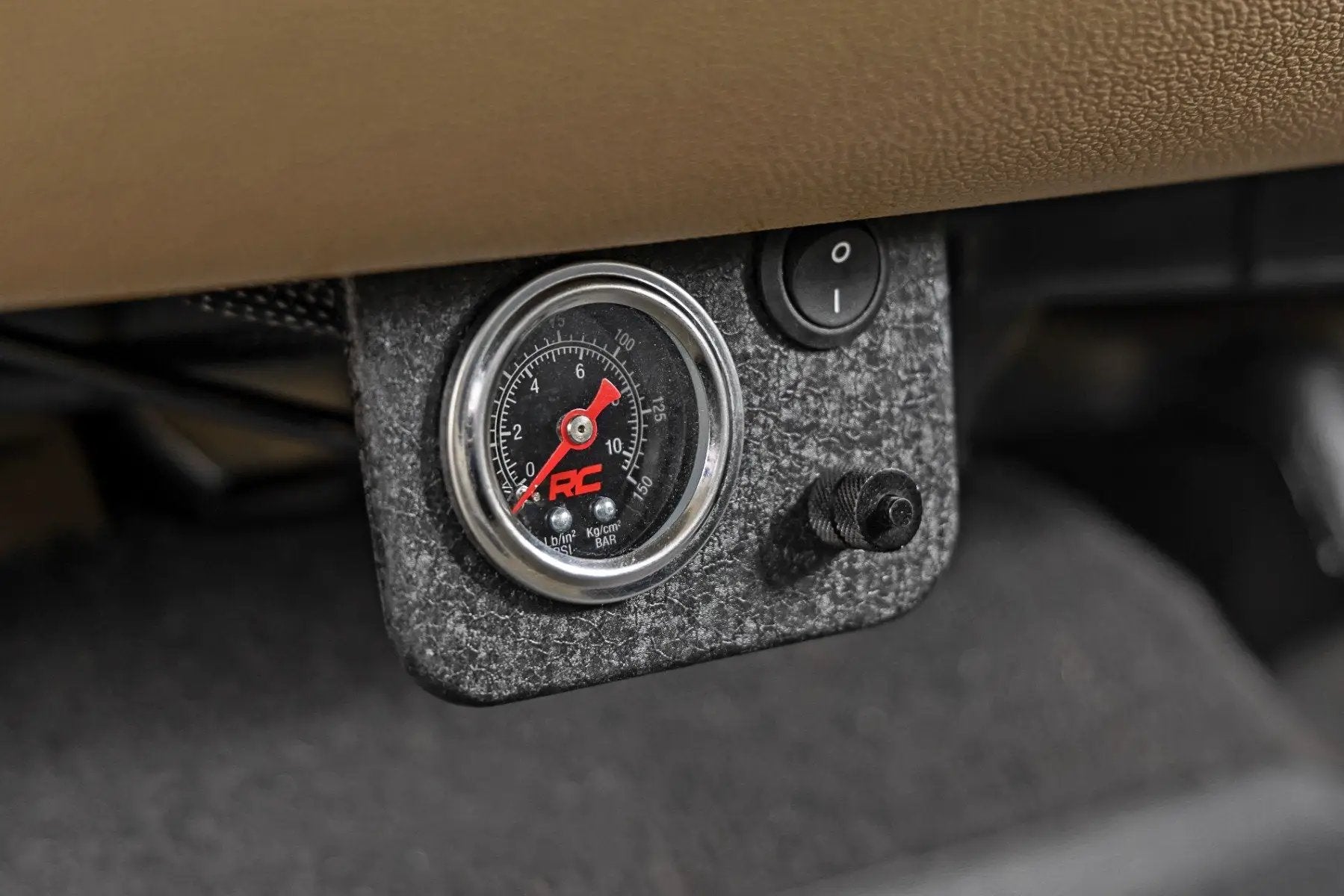Rough Country Onboard Air Bag Compressor Kit w/Gauge by Rough Country