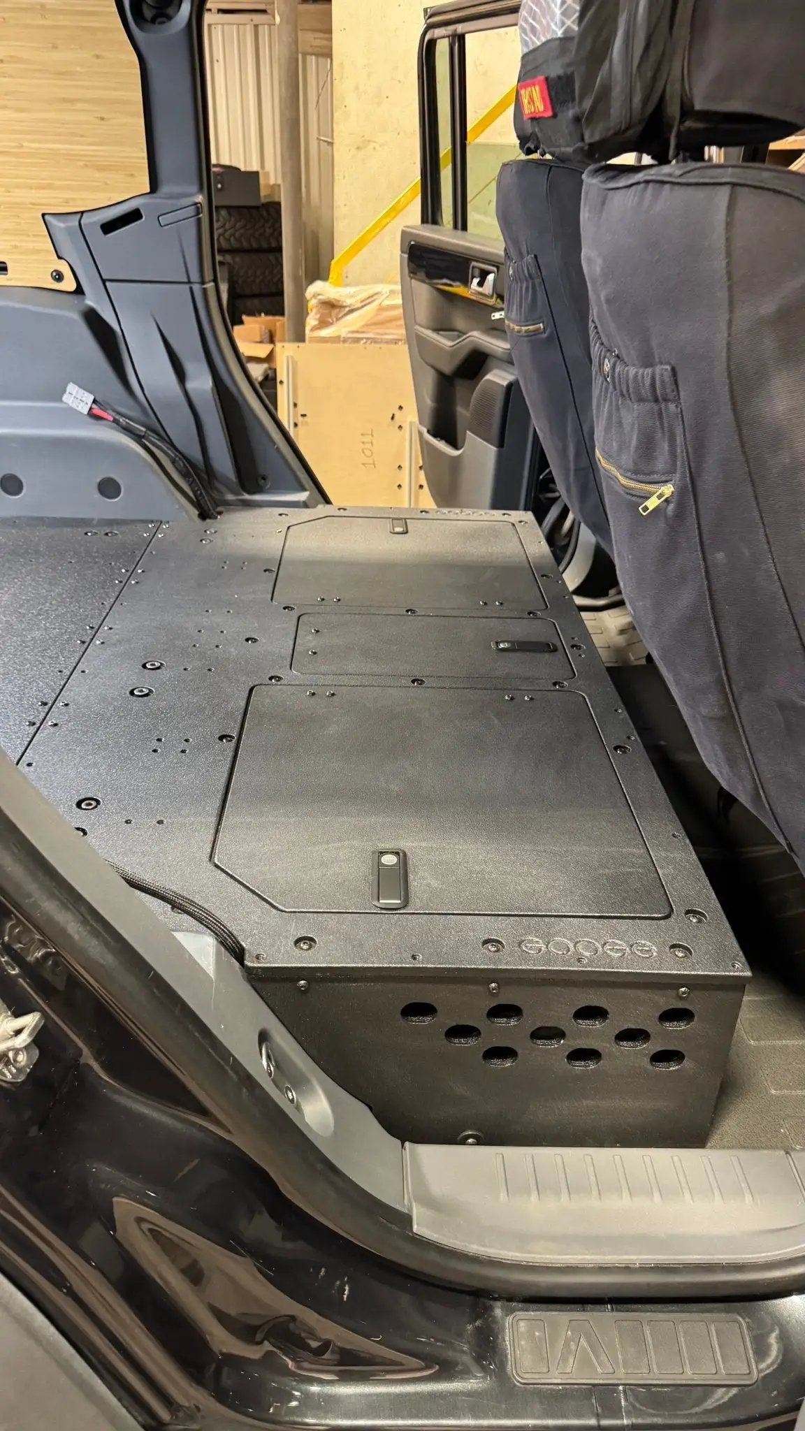 Ineos - Grenadier - 2024-Present - 1st Gen - Venture Series - RCI Second Row Seat Delete Plate System by Goose Gear