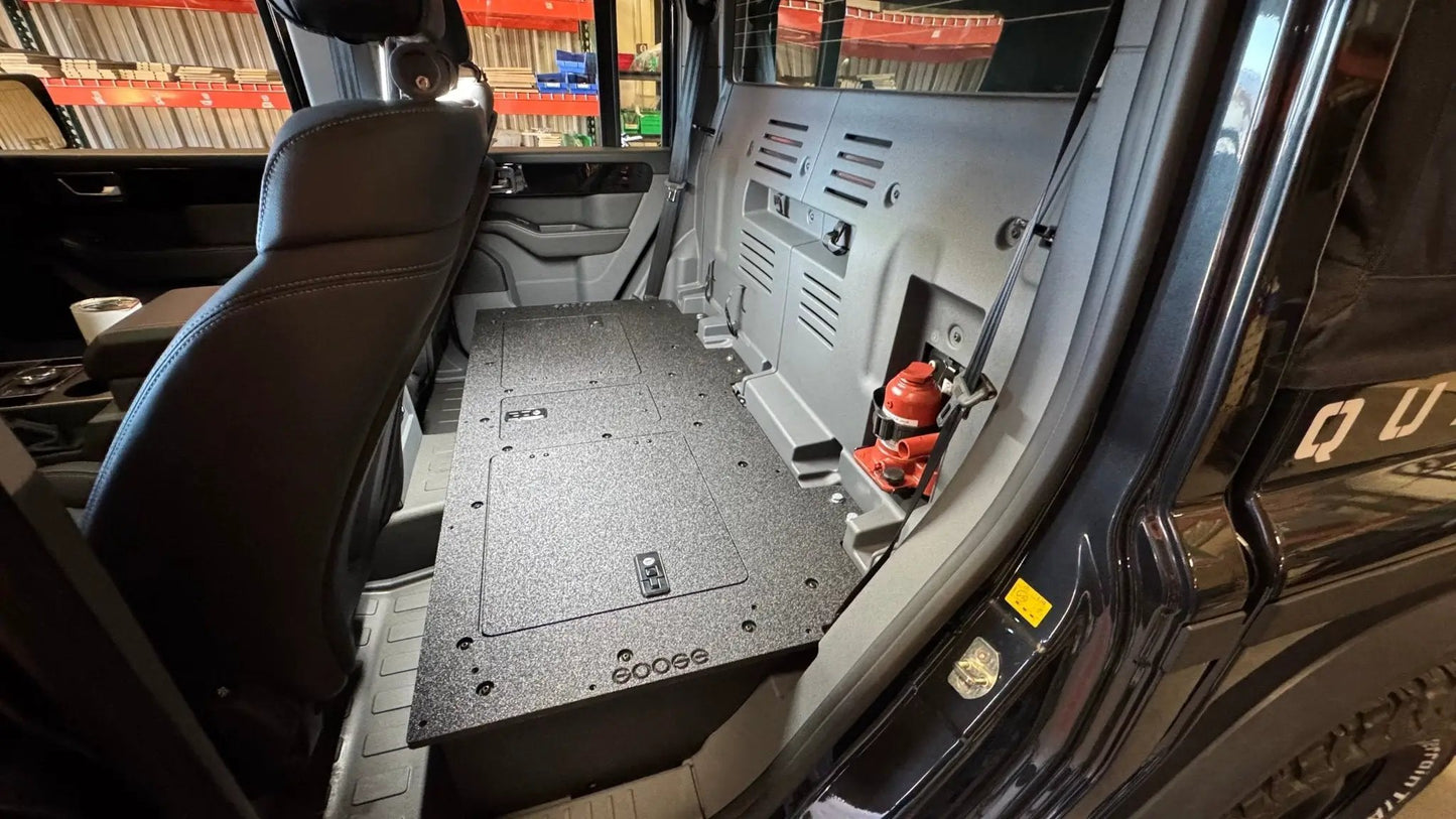 Ineos - Grenadier Quartermaster - 2025-Present - 1st Gen - Explore Series - Second Row Seat Delete Plate System 100% by Goose Gear