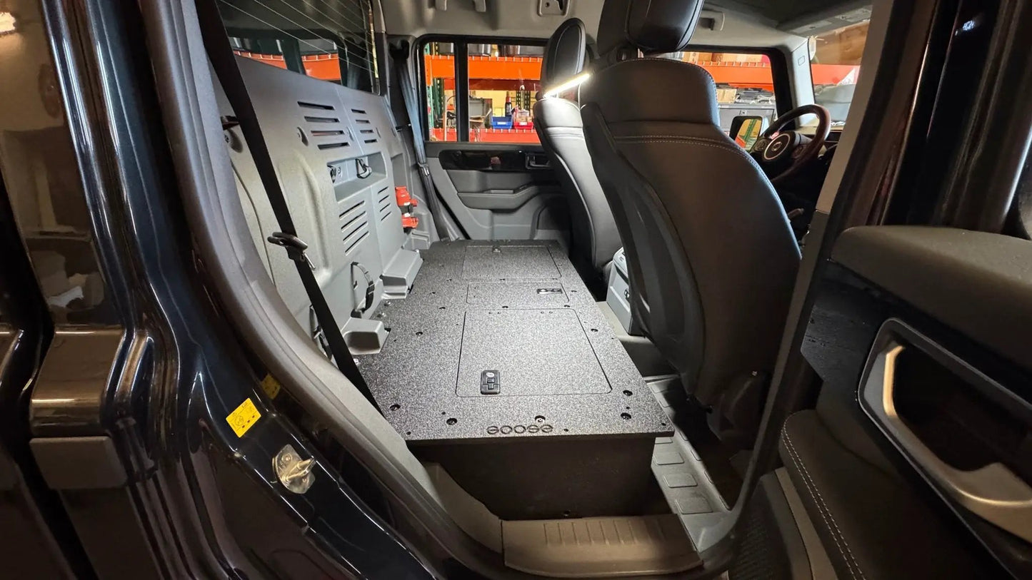 Ineos - Grenadier Quartermaster - 2025-Present - 1st Gen - Explore Series - Second Row Seat Delete Plate System 100% by Goose Gear