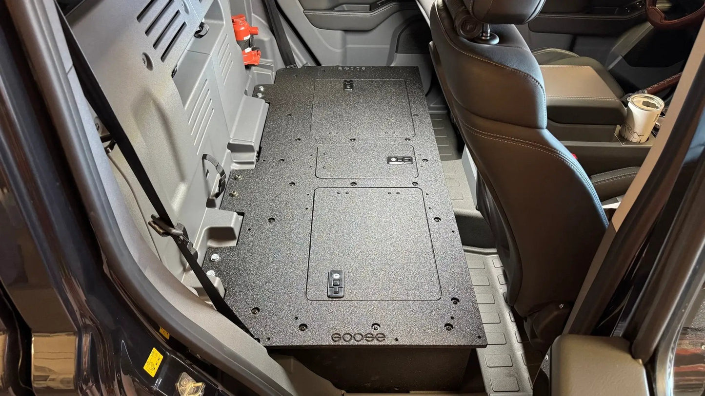 Ineos - Grenadier Quartermaster - 2025-Present - 1st Gen - Explore Series - Second Row Seat Delete Plate System 100% by Goose Gear