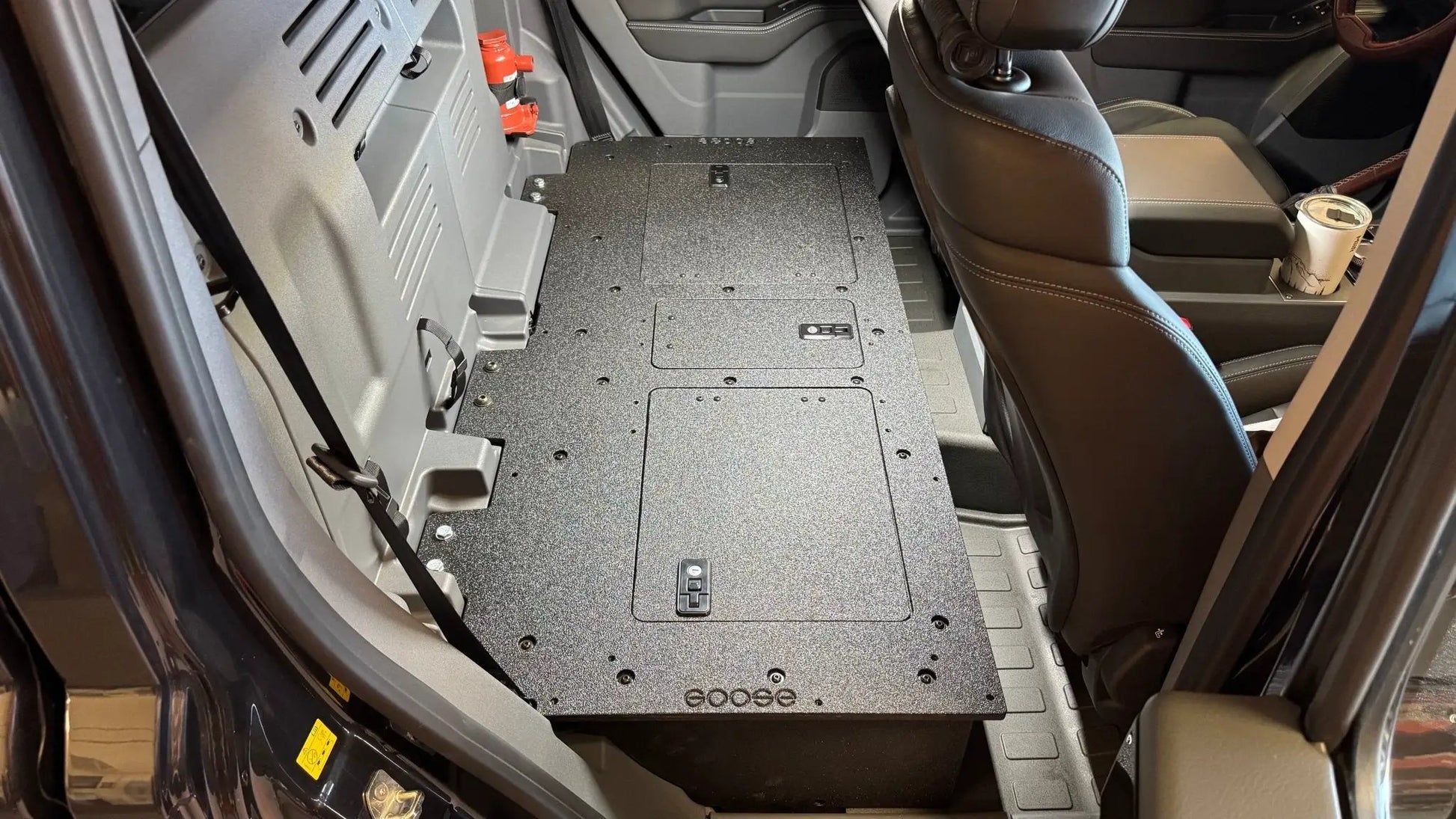 Ineos - Grenadier Quartermaster - 2025-Present - 1st Gen - Explore Series - Second Row Seat Delete Plate System 100% by Goose Gear
