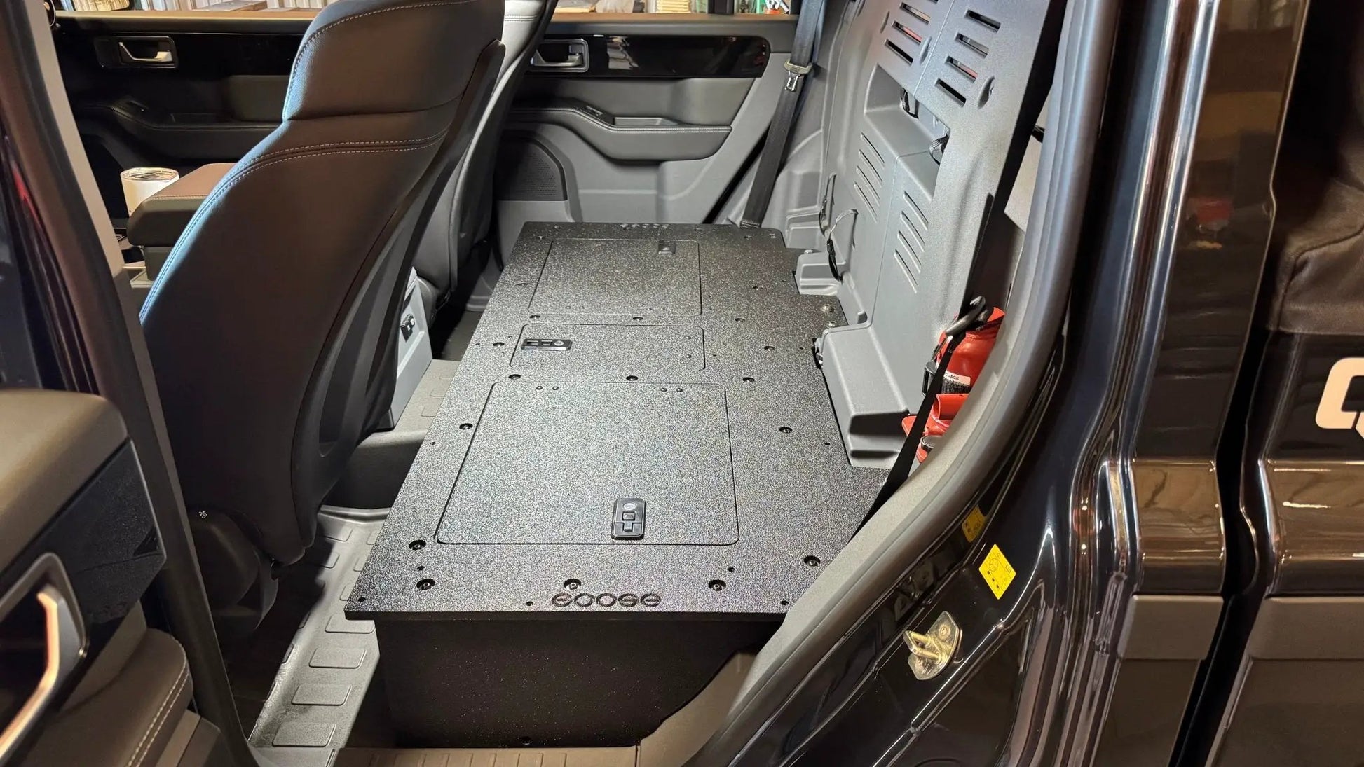 Ineos - Grenadier Quartermaster - 2025-Present - 1st Gen - Explore Series - Second Row Seat Delete Plate System 100% by Goose Gear
