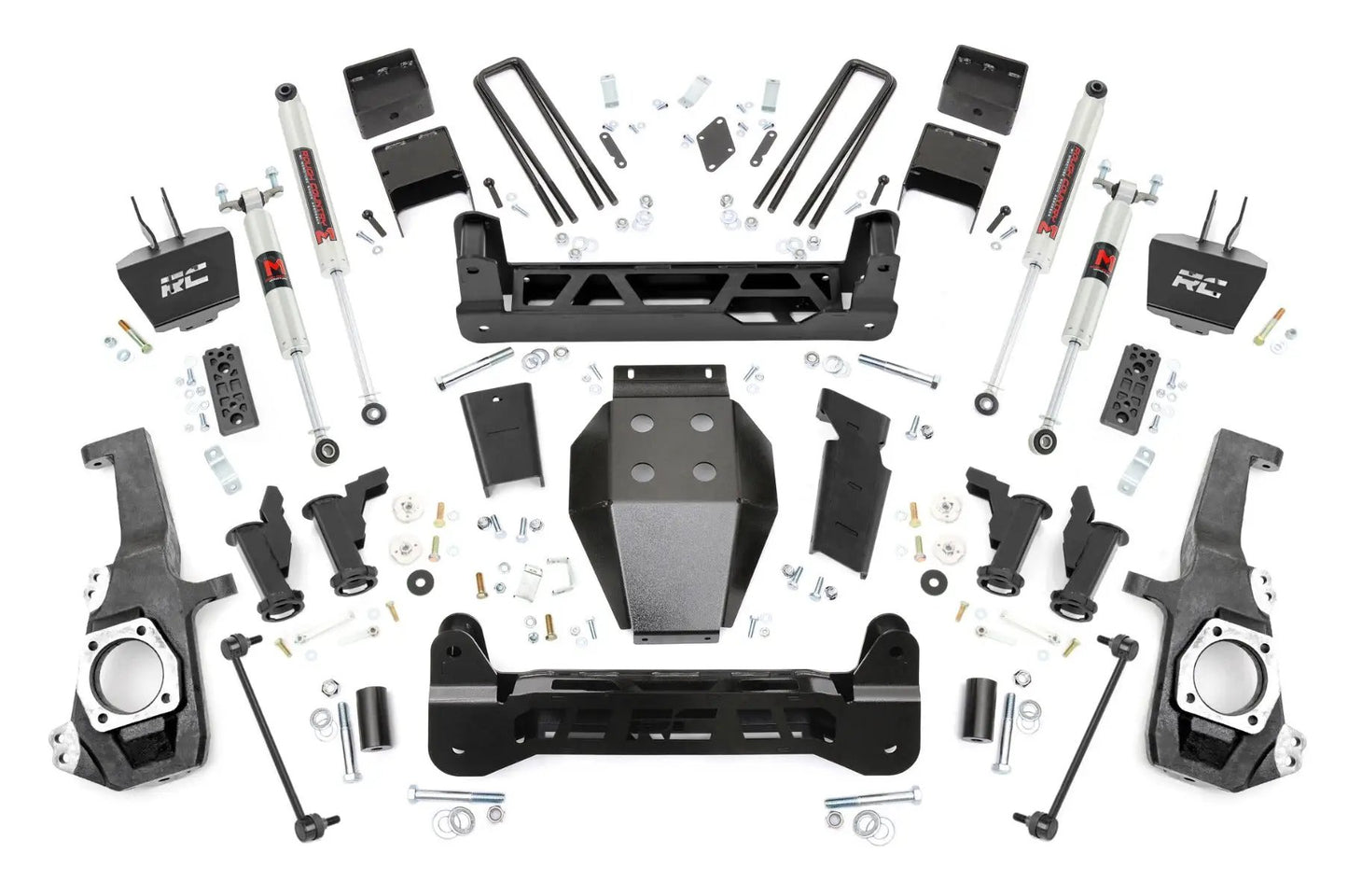 Rough Country 5 Inch Lift Kit | Torsion Drop | M1 | w/ Overloads | Chevy/GMC 2500HD/3500HD (20-26) by Rough Country