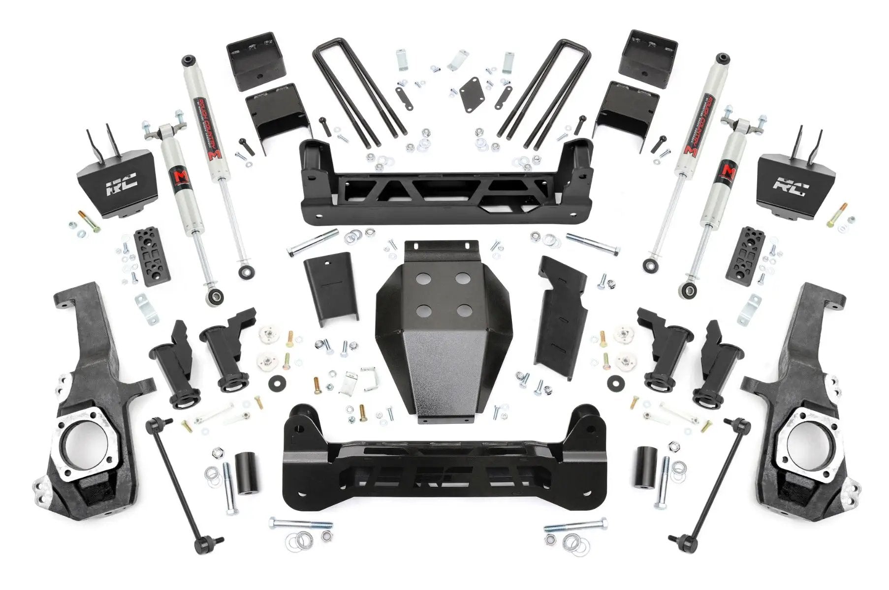 Rough Country 5 Inch Lift Kit | Torsion Drop | M1 | w/ Overloads | Chevy/GMC 2500HD/3500HD (20-26) by Rough Country