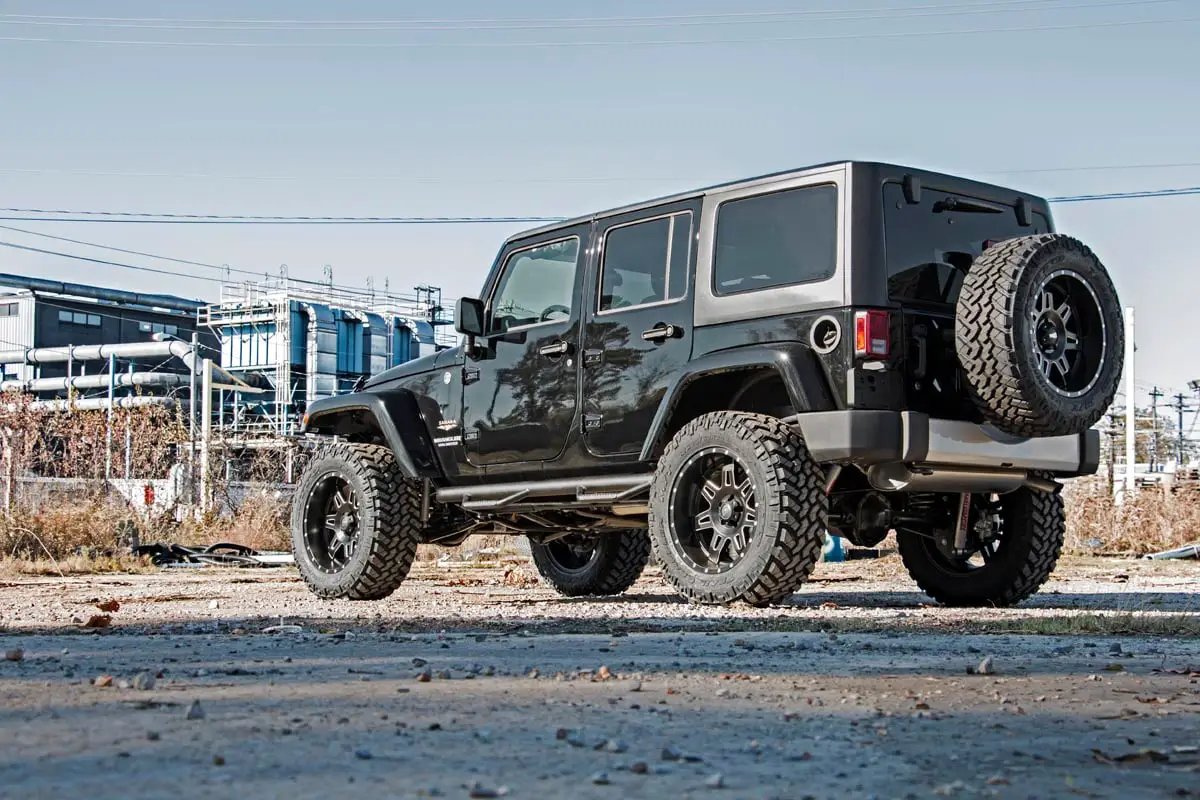 Rough Country Spare Tire Carrier Spcr | Jeep Wrangler JK/Wrangler TJ/Wrangler Unlimited 4WD by Rough Country