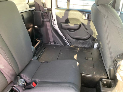 Jeep Gladiator 2019-Present JT 4 Door - Second Row Seat Delete Plate System by Goose Gear