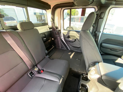 Jeep Gladiator 2019-Present JT 4 Door - Second Row Seat Delete Plate System by Goose Gear