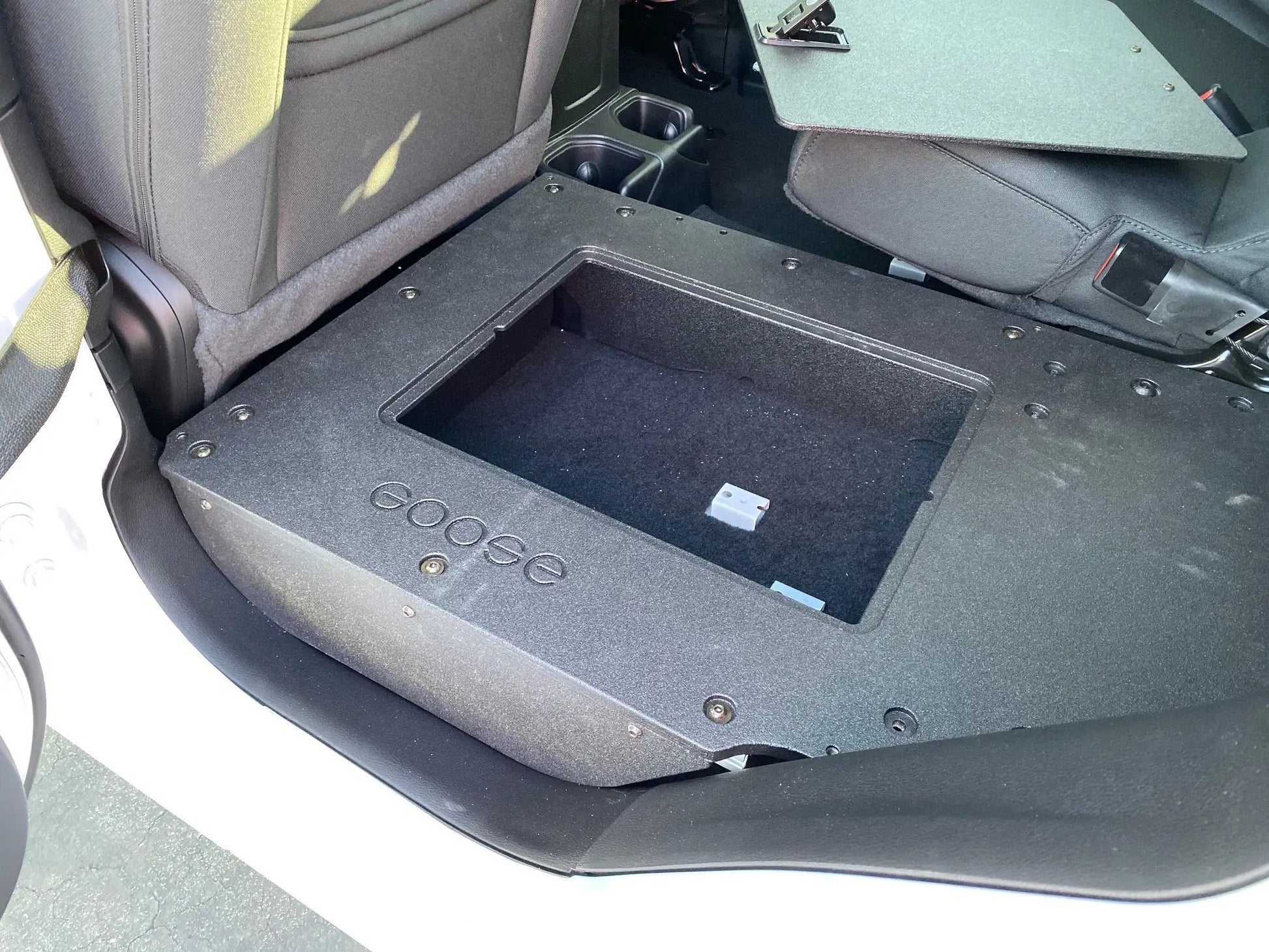 Jeep Gladiator 2019-Present JT 4 Door - Second Row Seat Delete Plate System by Goose Gear