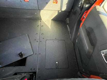 Jeep Gladiator 2019-Present JT 4 Door - Second Row Seat Delete Plate System - Extended Platform by Goose Gear