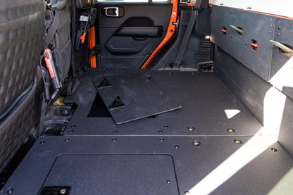 Jeep Gladiator 2019-Present JT 4 Door - Second Row Seat Delete Plate System - Extended Platform by Goose Gear