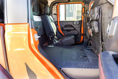 Jeep Gladiator 2019-Present JT 4 Door - Second Row Seat Delete Plate System - Extended Platform by Goose Gear